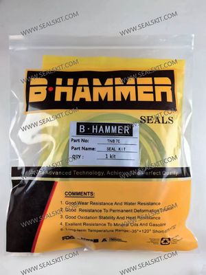 Prezzo buono TOKU TNB 7E Kit di sigillo del martello del rompitore idraulico Kit di riparazione idraulica Strumento di diametro 115 mm in linea