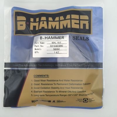 Prezzo buono ATLAS COPCO Kit di tenuta del rompitore idraulico SB 302 3315301890 in linea