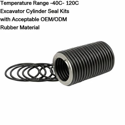 Prezzo buono Temperature Range -40C- 120C Excavator Cylinder Seal Kits with Acceptable OEM/ODM and Rubber Material in linea